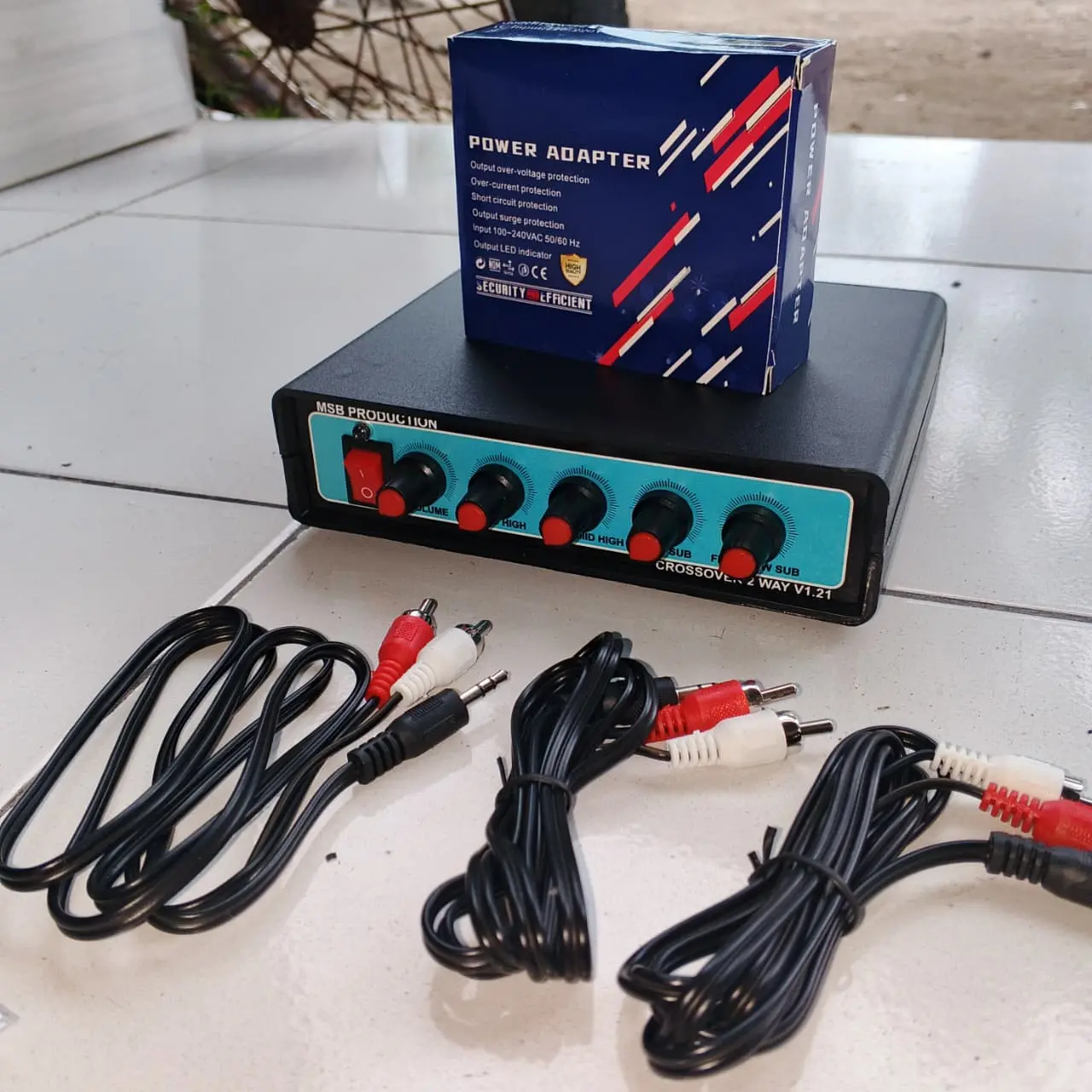 LENGKAP ADAPTOR + 3 RCA