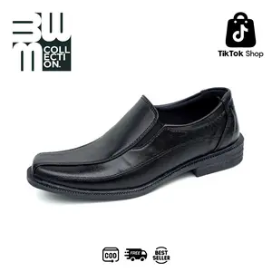 sepatu pantofel cowok Fantofel Pria Kerja Hitam