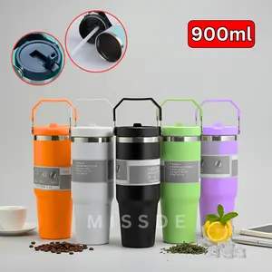 TUMBLER MUG STAINLESS STEEL 900ML / 30 OZ / TUMBLER GELAS JUMBO