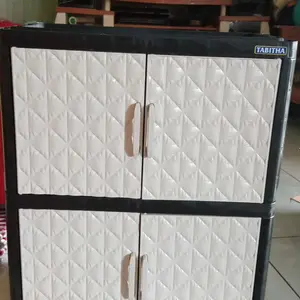 Lemari Plastik 2 Susun NEW DIAMOND MAESTRO TABITHA Lemari Baju Plastik Minimalis Serbaguna