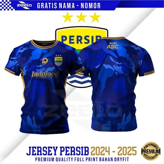 Jersey Persib 2024/2025 Free Name Set 0