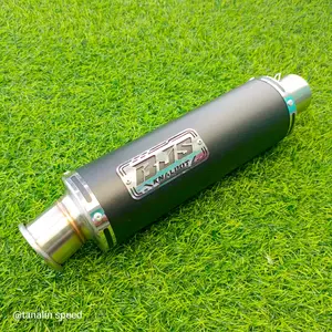 Knalpot BJS Model DBS Inlet 50mm sarangan full ngebas adem untuk Semua Jenis Motor 4Tak Mesin Motorcycle Sporty
