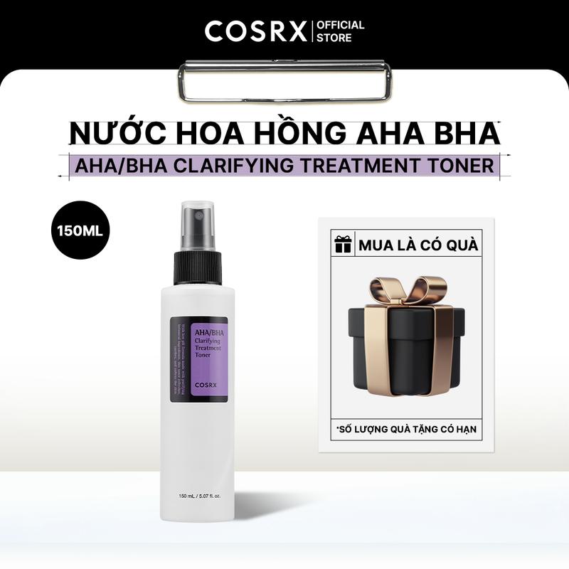 COSRX Nước hoa hồng AHA/BHA Clarifying Treatment Toner 100ml/150ml