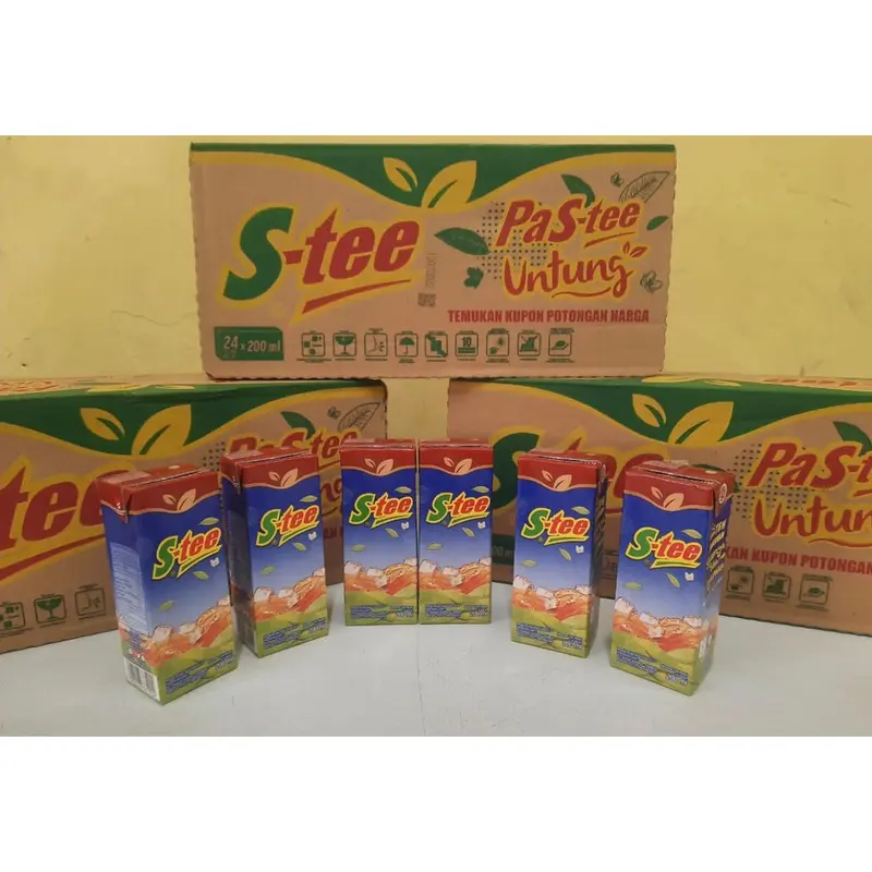 Minuman teh sosro S tee kotak 200 ml isi 24 pcs 2
