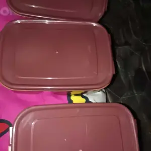 [COD] OMPRENG HAPPY 3 SEKAT CHOCO - Ompreng Kotak Makan / Kotak Bekal / Lunch box Sekat Kitchenware (A)