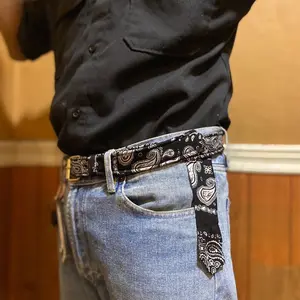 Ikan Pingang Leopard Bandana Gesper Bandana Belt Slayer