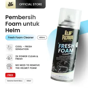 Fresh Foam | Pembersih noda dan pewangi busa helm - Kilap Premium