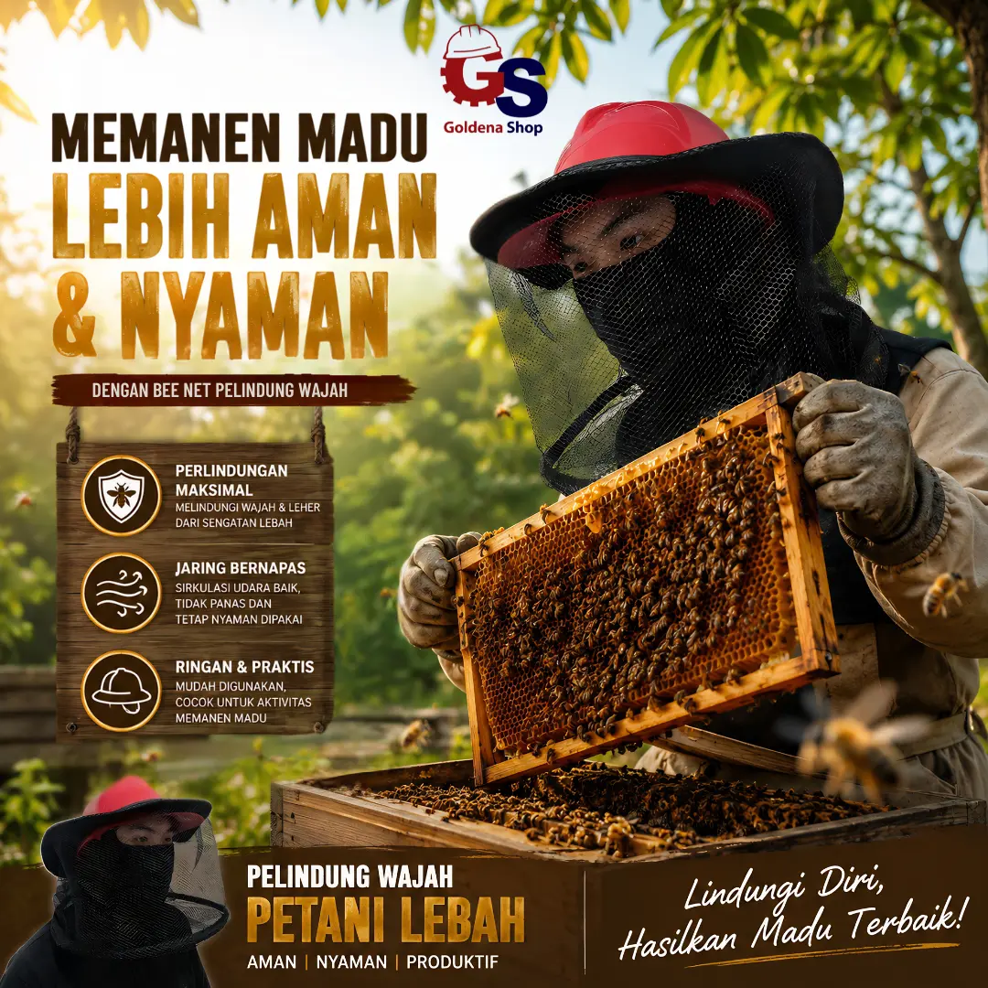BEE NET HAT / TOPI JARING PELINDUNG LEBAH