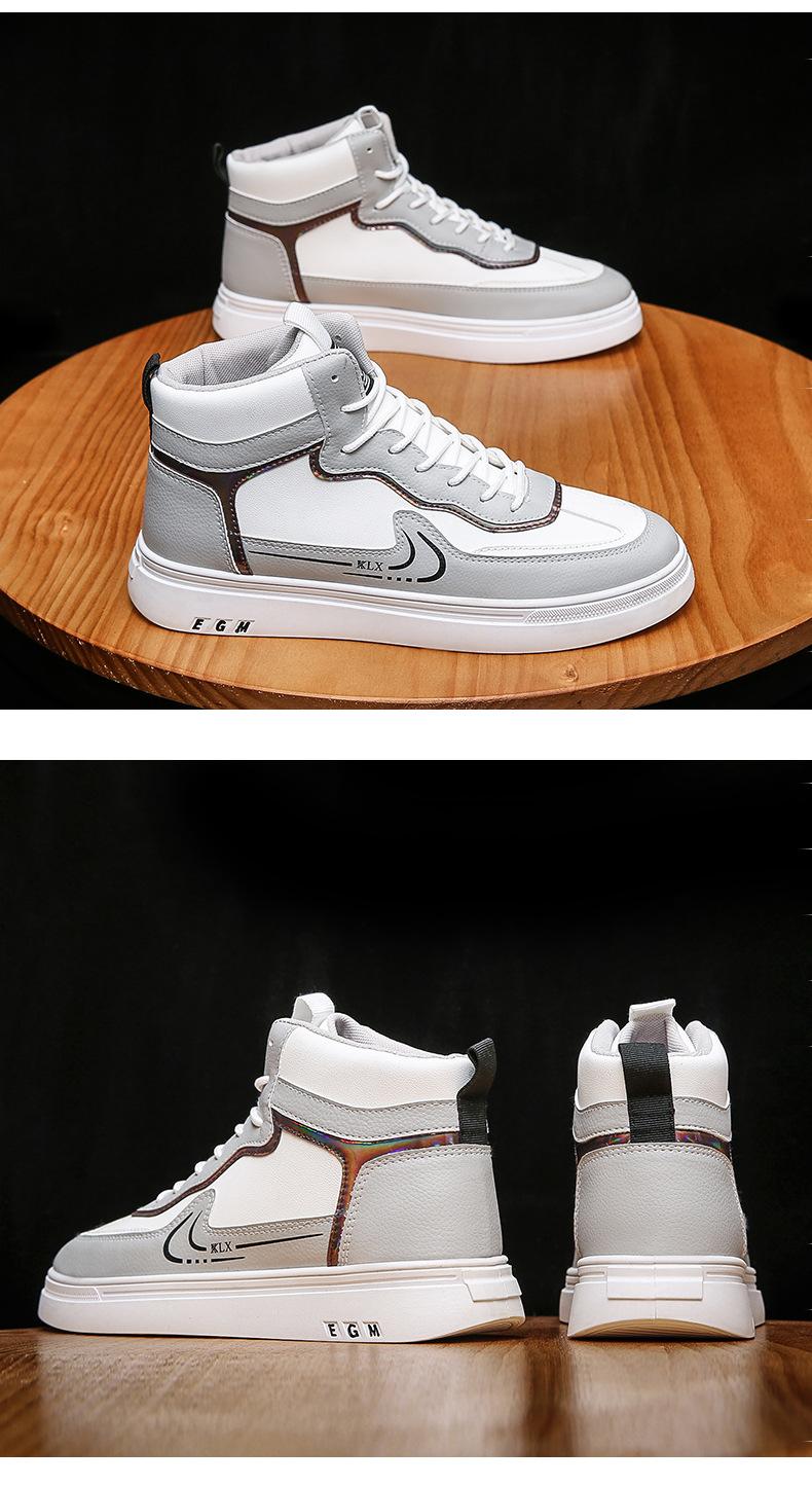 Product Introduction of Autumn and Winter 2023 Men's High top Board Shoes Air Force One Korean Fashion Student Casual Sneakers AJ Fashion Men's Shoes 20