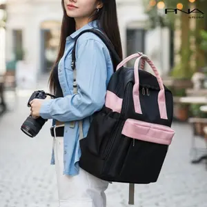Peonia PNA SAVINA Water Resistant tas ransel wanita import korean style Besar Unisex Laptop 14 inch Backpack Punggung Kantor Kerja Sekolah Kuliah Outdoor Trendy Fashion Travel Haji Umroh Casual Backpack Anak Remaja Perempuan Selempang Cewek Bag