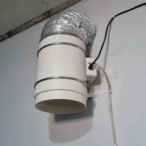 Kipas Angin Buang Diam/Exhaust Kamar Mandi Toilet Mountable Exhaust Tekanan Ventilasi