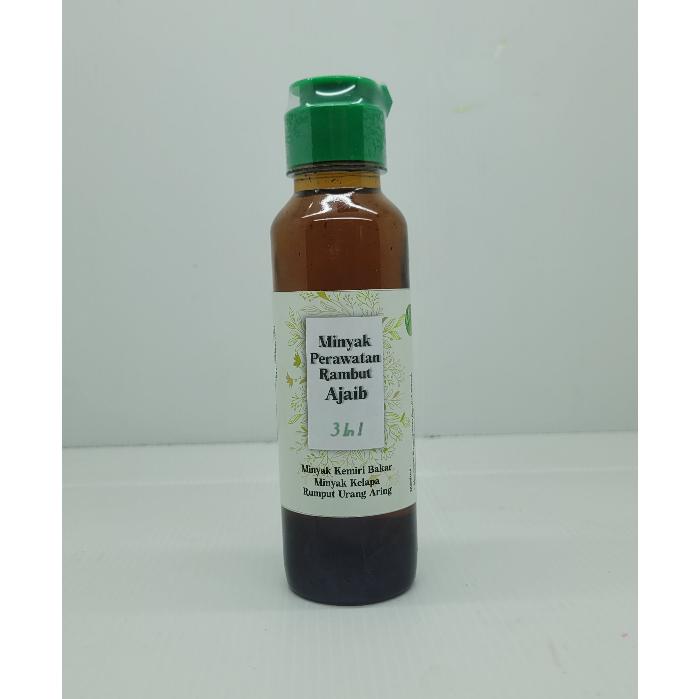 Minyak Rambut Ajaib 200ml  3in1 (Minyak Kemiri Bakar  Minyak Kelapa & Urang Aring) 0