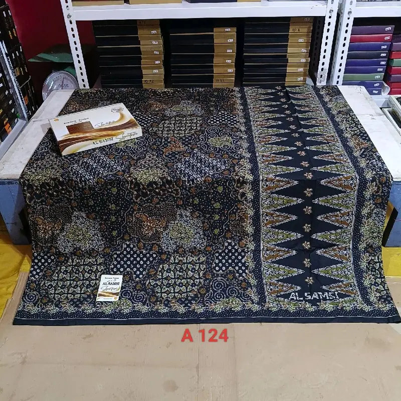 SARUNG AL SAMSI MIX  BLACK SERIES WARNA  SIGNATURE  PREMIUM MOTIF BATIK SARUNG DEWASA 6