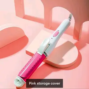 Catokan rambut ( 2 IN 1 ) catokan curly straight lurus dan keriting Warna pink