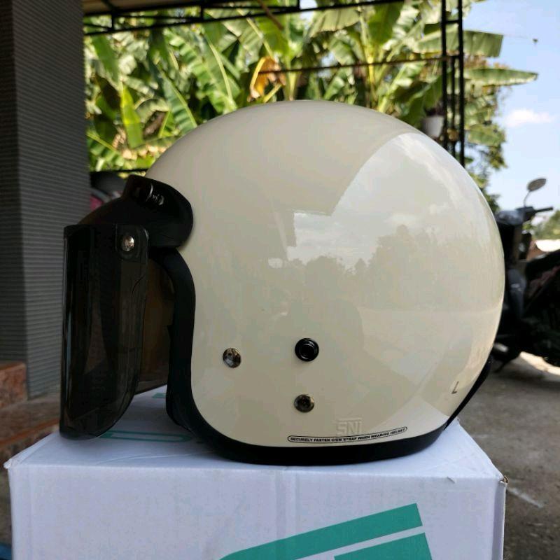 Helm Cargloss Original 100% Full Leher Pria Wanita Dewasa Ber SNI - Motorcycle 7