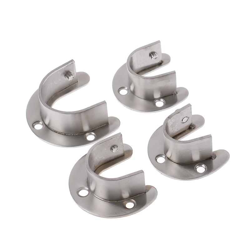 Product Introduction of Giá Đỡ Thanh Tủ Quần Áo Bằng Thép Không Gỉ, 19 / 22 / 25 / 32Mm, Giá Đỡ Thanh Mặt Bích, Ổ Cắm 9