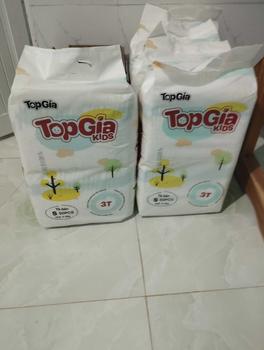 Product Review of (LIVE - 5 BỊCH SIÊU TIẾT KIỆM) Tã Bỉm Topgiakids, pH<7 an toàn cho da bé, mềm mại, mỏng nhẹ, chống tràn tối đa, tặng 2 miếng dùng thử (TDN) Cho Bé from T**u H** 1