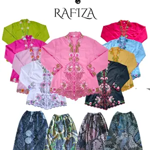 Kebaya Encim Anak Bordir MERAK Usia 4-9 Tahun /Kebaya Encim Anak TK SD