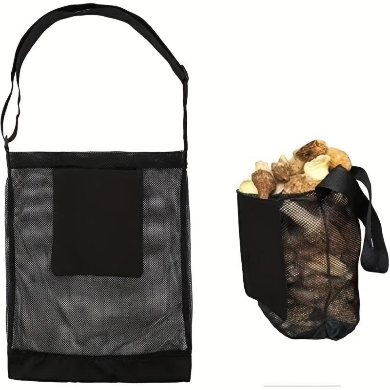 Product Introduction of 1PC Outdoor Orchard Picking Mushroom Bag Fruit Picking Bag Foldable Large Capacity Mesh Bag Field Satchel 13