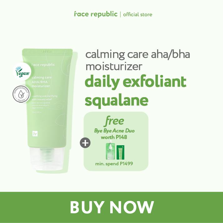 Face Republic Calming AHA/BHA Moisturizer, Non-comedogenic 50mL ...