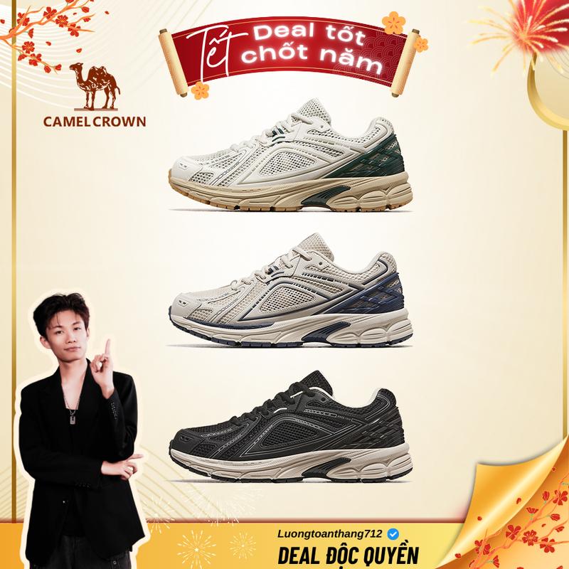 [Độc quyền Luongtoanthang712, Tặng Tất] Giày Thể Thao Cho Nam, CAMELCROWN, Hàng Mới Về Mùa Lò Xo 2024, Giày Chạy Bộ Thoáng Khí, Giày Chạy Bộ Cổ Điển X14B097013