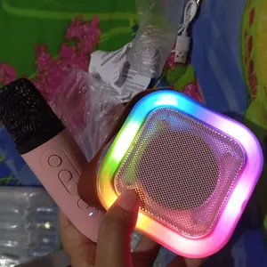 [COD] K12 Bluetooth Mini Speaker Karaoke Speaker Portable with MIC Bluetooth MP3 Player Bass Wireless Karaoke