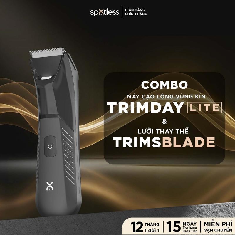 Combo Máy Cạo Lông Vùng Kín Đa Năng Kèm Lưỡi Thay Thế