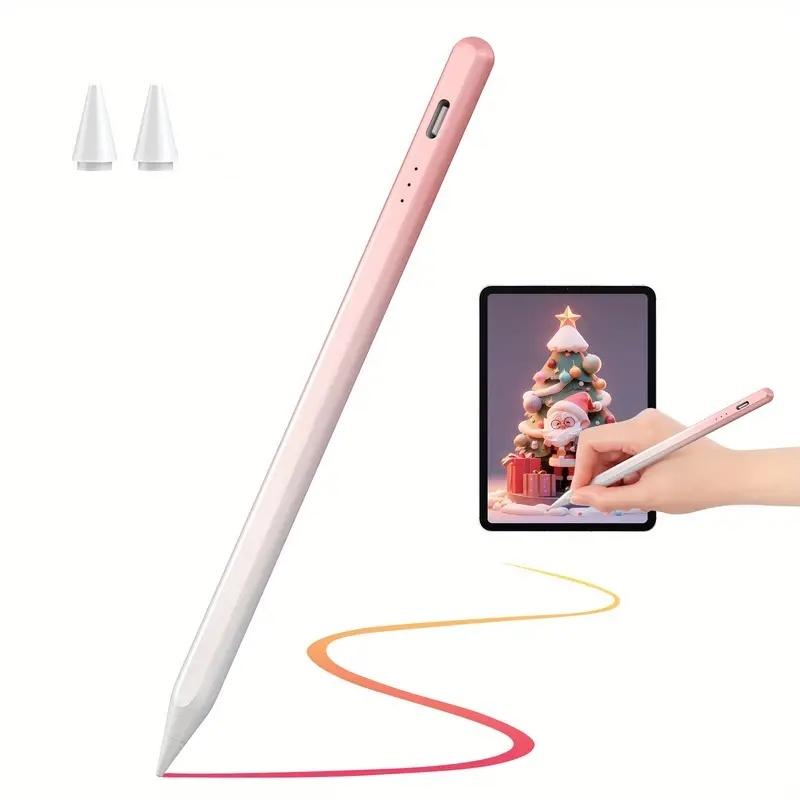 Bút Cảm Ứng cho iPad, Tương thích với iPad 11th A16, 11, 10 Gen, Air 6th, 11, Air 13, M2, M3, Air4, Air5, Pro 12.9, 13 Pro 11, 9Th, 8Th, 7Th, 6Th, Mini 7, 6, Phát hành năm 2018-2025, với Palm Reject, Bút chì màn hình cảm ứng