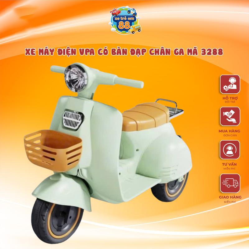  Xe máy điện VPA có bàn đạp chân ga mã 3288 Đồ Chơi 