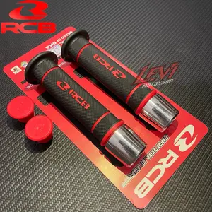 HG55 Handgrip RCB Original HG55 Sarung Gas Racing Boy Original HG55 + Jalu Stang Chrome Model Pcx Universal Untuk Semua Jenis Motor