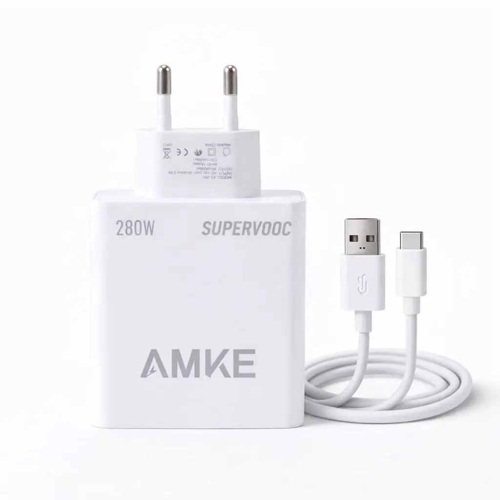 AMKE 280W Pengisi daya + kabel data(type-c)