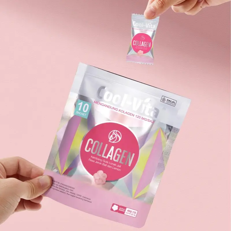 [TT] Coolvita 5 Box Collagen Gummy (Total 70 Gummy) + 3 Pouch Collagen Gummy (Total 30 Gummy) + 3 Pouch Collagen RTD | Rasa Jeruk Bali dan Lemon Segar | Vitamin / Suplemen Kecantikan Kulit | Bantu Jaga Kesehatan Kulit, Kuku, dan Rambut 2
