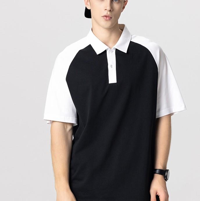 KAOS POLO Big Size (M - 6XL) Kaos Jumbo Polos logo Simple Polo Shirt Unisex M L XL XXL 3XL 4XL 5XL 6L Korean Street Style Premium Lembut Adem Nyaman dipakai Sablon Bordir Atasan Pria Kerah Distro Oversize Pendek Cream Coklat Hitam 2