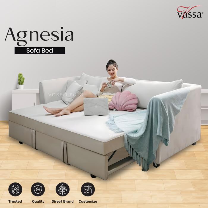 Gambar Sofabed Agnesia Sofabed Minimalis Modern By Vassa dari Vassa Sofa & Home Kab. Bogor Tokopedia