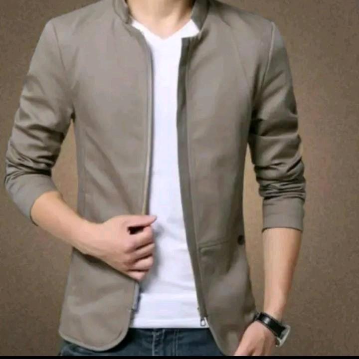 jaket blazer pria Semi Formal Katun Tebal Nyaman 4
