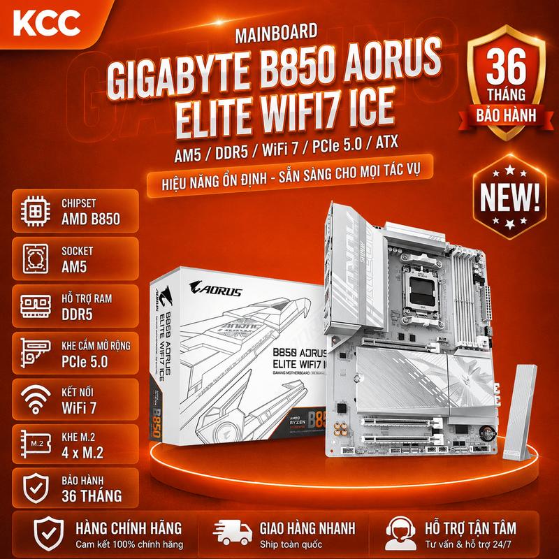 Mainboard Gigabyte B850 AORUS ELITE WIFI7 ICE