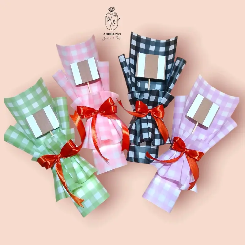 Buket Mini Kosongan Uang/Buket Lebaran/panjang -+18cm/100% Realpict foto sendiri/Langsung Kirim 2