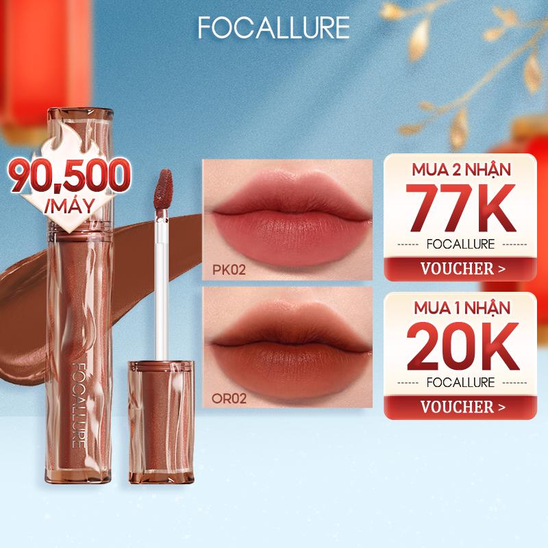  FOCALLURE Pro-blur Airy Velvety Son Kem Nhung Hỗ Trợ Dưỡng Ẩm Cho Môi Mềm Mướt 