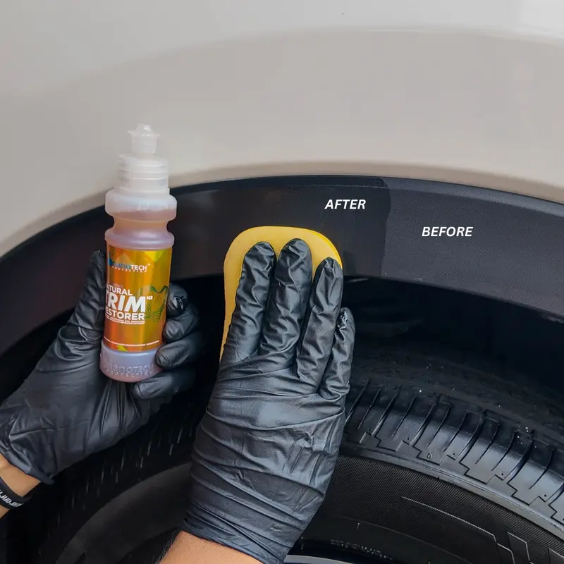 NATURAL TRIM RESTORER N3OVOLUTION - nanoTECH PROTECTION - RESTORASI BODY PLASTIK KASAR - BACK TO BLACK PERMANENT - PENGHITAM BODY PLASTIK KASAR MOTOR MOBIL - PENGHITAM DASHBOARD - TRIM COATING NANO CERAMIC Car Paint 4