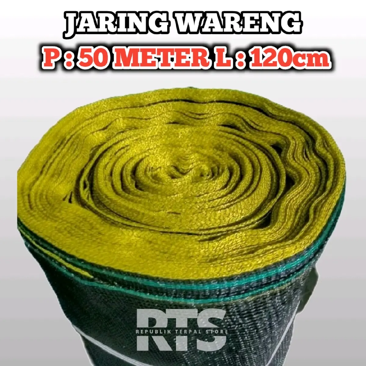 Jaring Wareng Pagar Ayam 50m x 120cm - Republik Terpal Store - Outdoor, Camping