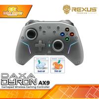 Gambar GAMEPAD WIRELESS REXUS DAXA DYRON AX9 - Hot-Swappable TMR Joystick & Optical Trigger - TMR Blue (540gf) dari Techno Computer Bali Kota Denpasar 1 Tokopedia