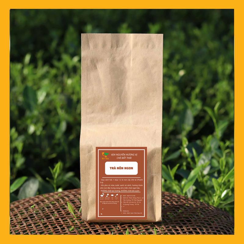  Trà Nõn Ngon - Trà Tôm Nõn Túy Trà - Chè Tân Cương Thái Nguyên - Nước xanh ánh vàng hương cốm nõn vị chát nhẹ và hậu ngọt 