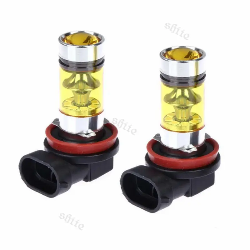 100% Lampu Kabut LED Asli Lampu Kabut LED Paket Ganda H11 H8 4300K 1500LM Bohlam Kuning / DC Lampu Kabut 12V-24V Mengemudi bohlam, sepeda motor, lampu mobil, bohlam kabut, kuning, cocok untuk mobil, sepeda motor, 2 bohlam, super terang.