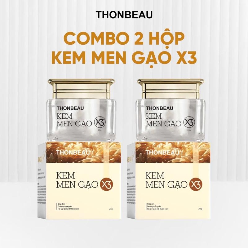 Combo 2 Hộp Kem Men Gạo x3