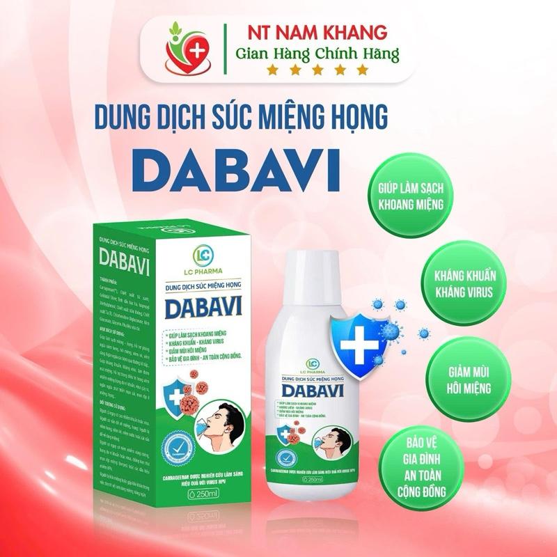 Che tên SP - SM- Nước Súc Miệng Họng Dabavi hỗ trợ cải thiện V.i.ê.m họng hạt hôi miệng nhiệt miệng,phòng sùi mào gà hơi thở thơm tho cho cả Nam và Nữ.
