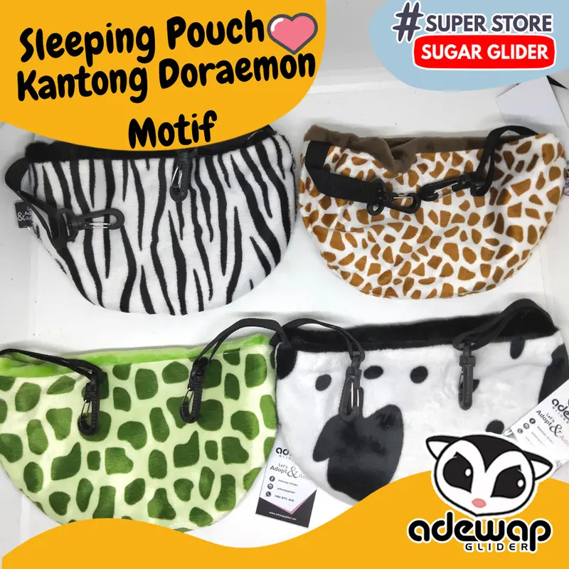 Sleeping Pouch For Sugar Glider  Kantong Tidur Doraemon 1