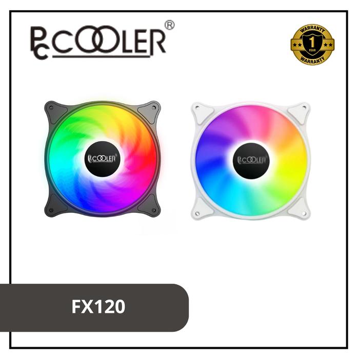 Gambar PCCOOLER FX-120 Edition Fan RGB 120mm 3Pin - White dari PCCOOLER Official Store Kota Administrasi Jakarta Pusat Tokopedia