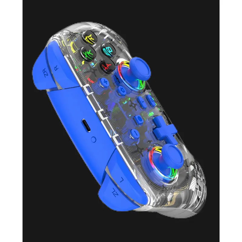 Bộ điều khiển chuyển đổi không dây cho Nintendo Switch, PS4, PC, IOS, Android, bộ điều khiển Switch Pro với đèn RGB, nút quay lại có thể lập trình, động cơ rung kép Wake-up Turbo, cảm biến chuyển động con quay hồi chuyển 6 trục Phụ Kiện Chơi Điện Tử 3