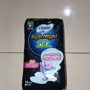 Charm Pembalut Safe Night 29cm Wing 18 pads