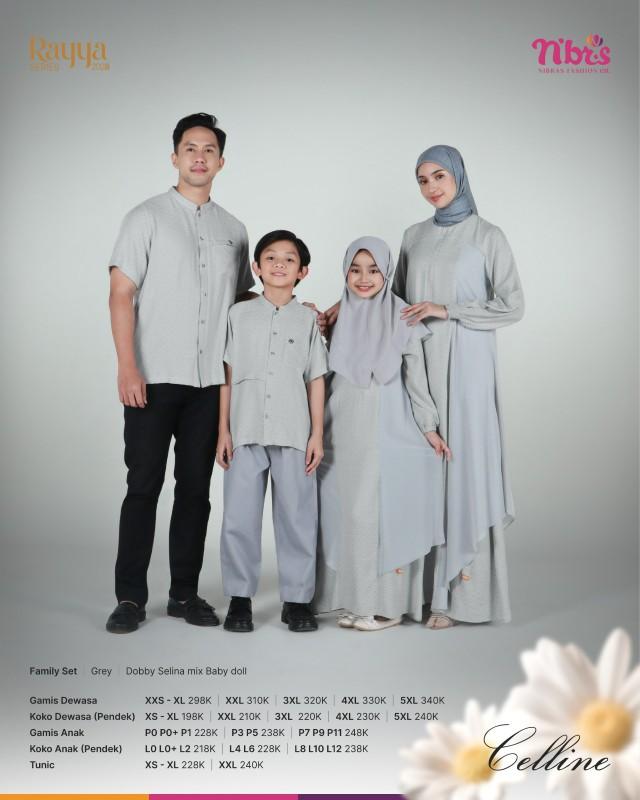 Product Introduction of Sarimbit terbaru 2025, Celine , seragam keluarga, couple keluarga, gamis ibu, gamis anak, koko anak dan dewasa 2